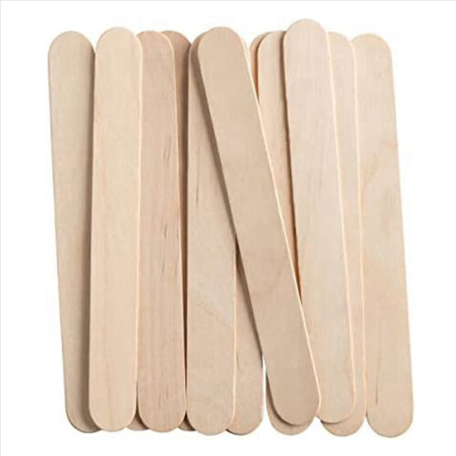 100 Count 3.6 Inch Wooden Multi-Purpose Sticks, Ice Cream 1