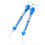 10 Pack 10N Transparent Spring Balance Hanging Tube Spring Scale 4