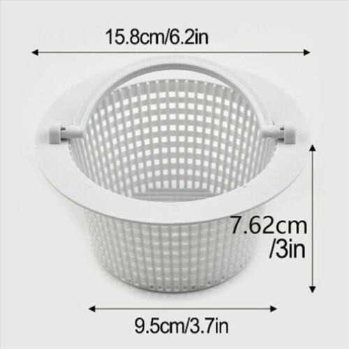 Wall Skimmer Basket with Handle Pool Filter Basket Pool Cleaner 1