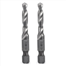 M6X1.0mm High-speed Steel 4341 Titanium Plated Composite Tap Drill
