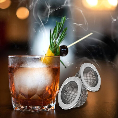 20Pcs Cocktail Smoker Filter Accessories, Double Screen Filter 2