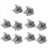 2Pcs 8523505100OM Retainer Sunvisor Clips Bracket Grey 1