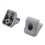 2Pcs 8523505100OM Retainer Sunvisor Clips Bracket Grey 3