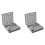 Silverware Organizer with Lid,Covered Utensil Tray Gray 1
