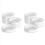 Ramekins 4 Oz, Creme Brulee Ramekins Oven Safe Ceramic Shallow 6pack 1