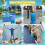 Pool Step Weights,Pool Ladder Weights for Above Ground Pool, Blue 6