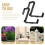 2 Pcs Balcony Railing Hanging Flower Pot Hook Planter Hanger 5