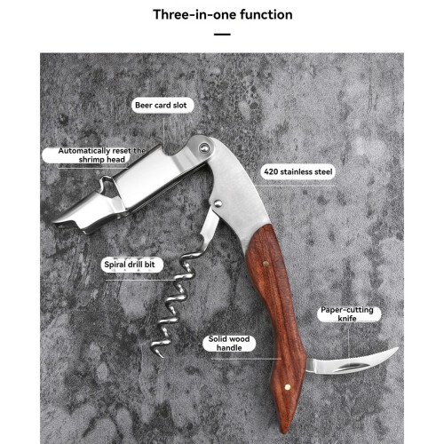 Waiter's Corkscrew
Beer and Wine Opener 2