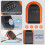 Magntic Key Lock Box with 4 Digit Combination Lock Hider Under Car, A 5