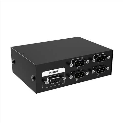 COM Port Sharer 4 in 1 Out Serial Port Sharing Device Button Switch 1