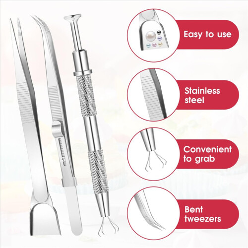 4 Claw Sprinkle Pen Pearl Grabber Cake Decorating Tools 2