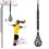 Volleyball Spike Trainer, Serving Trainer Volleyball Attack Trainer 3