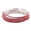 Adjustable Stretch Crystal Bead Bracelet Elastic-Red 1