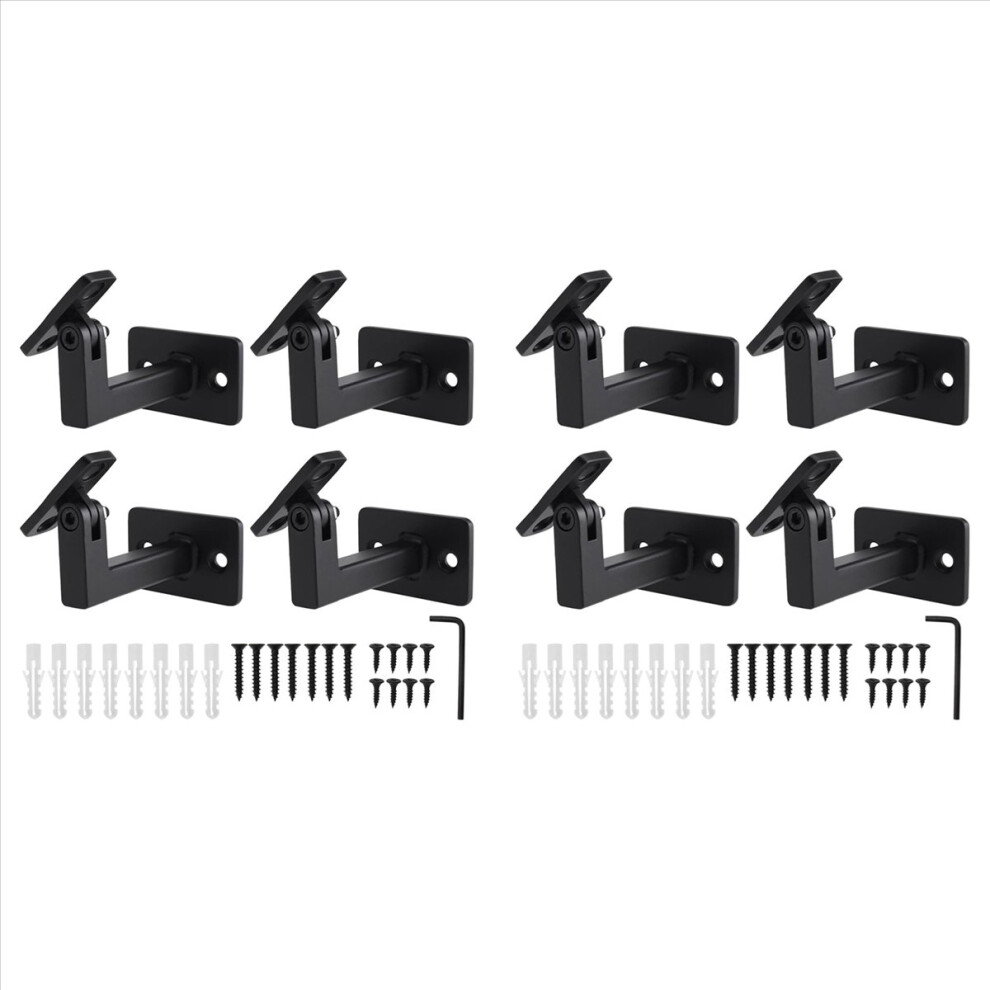 4 Pack Adjustable Handrail Brackets, Stair Railing Brackets 4852814267706