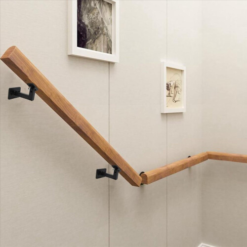 4 Pack Adjustable Handrail Brackets, Stair Railing Brackets 2