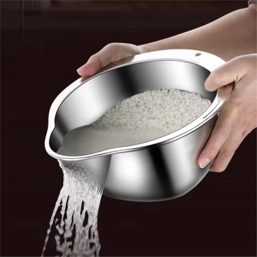 Rice Washer Strainer Bowl Kitchen Tools 1