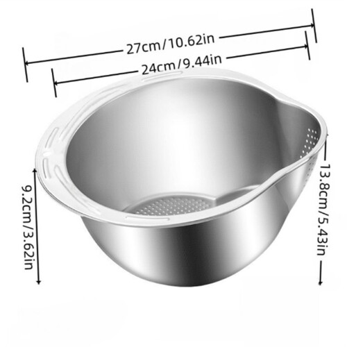Rice Washer Strainer Bowl Kitchen Tools 2