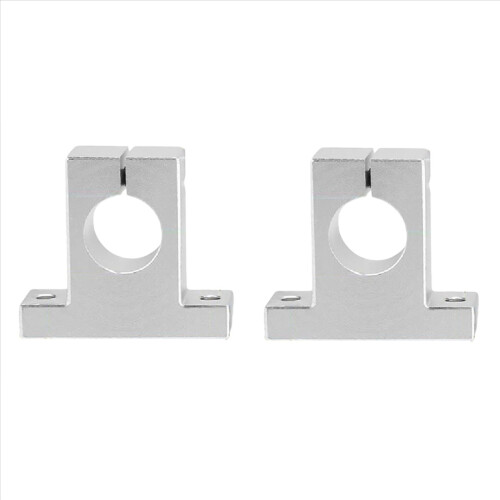 2 Pcs Linear Motion Rail Clamping Rod Rail Coupling Mount SK25 25mm 1