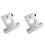 2 Pcs Linear Motion Rail Clamping Rod Rail Coupling Mount SK25 25mm 3
