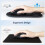 Mouse Pad with Wrist Support, Ergonomic Gaming Mouse Pad Pain Relief 2