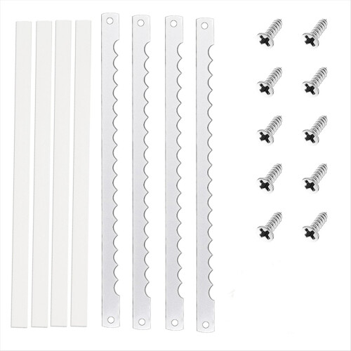 4 Pcs Bread Bow Knife Blades Stainless Steel Replacement Blade