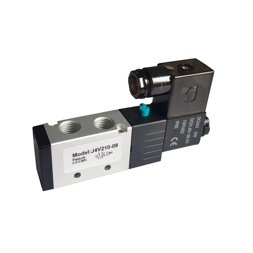 4A Series Pneumatic Control Valve 5/2 Way 5 Port 2 Position Pilot Pneumatic Air Valve Double Directional 9067246210113