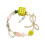 Bracelet de perles jeune avec embellissement de nœud-Vert 1