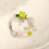 Bracelet de perles jeune avec embellissement de nœud-Vert 7