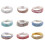 Bracelet extensible en perles de cristal, chaîne à main-pêche 2