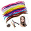 Juego De Extensiones De Con Multicolor Para Mujer 2