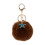 Adorable accessoire de porte-clés en forme d'étoile de mer-brun 1