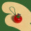 Porte-clés à breloques en forme de feuille-tomates à fils rouges 5