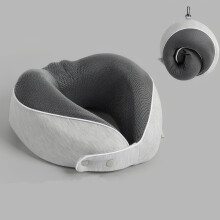 Cestovní polštář do letadla, oceňovaný design, ergonomická opěrka krku, paměťová pěna, pohodlí, opěrka brady, přenosný polštář do