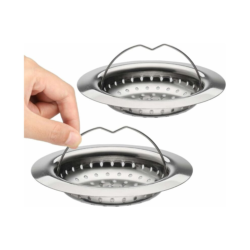 Sink Strainers, Stain Resistant Silicone And Stainless Steel, High Durability Ensures Longevity, Fine Mesh Strainer Allows Smooth Water Flow, Easy To 9135470062935