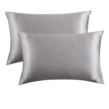 Schützender Kissenbezug für Haar und Haut, verhindert Verfilzungen und Frizz, strapazierfähiges Polyester-Satin-Material, Hotelverschluss für
