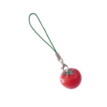 Mehrzweck-Charm-Tomate mit grünen Blättern und-grüne Seiltomaten
