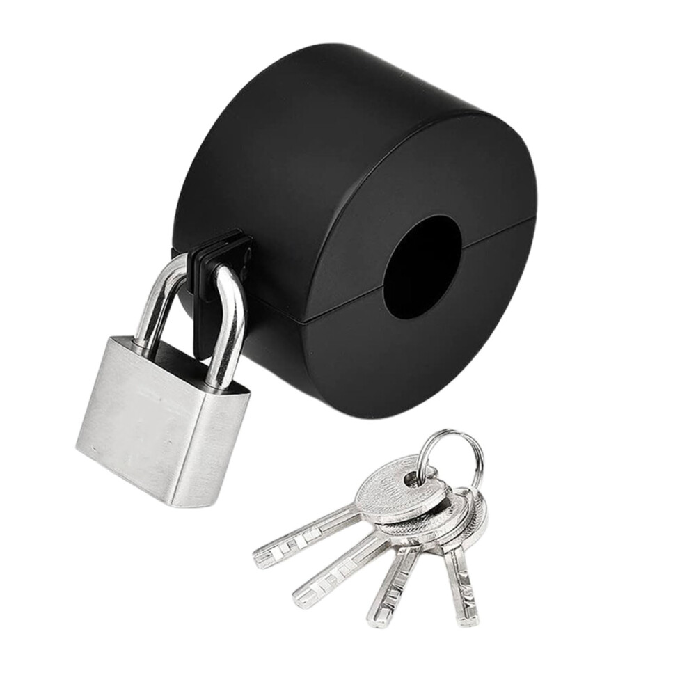 Faucet Valves Lockout Stainless Steel Door Knob Cover Tamper Prevention Water Valve Lockout Doorknob Disable Device 9323874356211