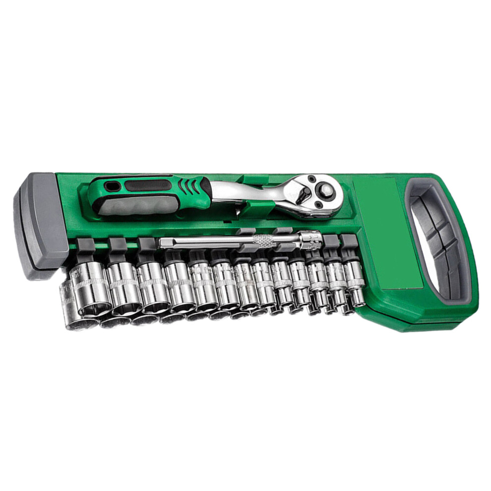 Sturdy Corrosion Resistant 1/4Inch Ratcheting Wrench Set-Set B 7696000817460
