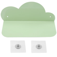 Estantería de pared con forma de nube, multifuncional para cocina, baño y sala de estar, de color brillante y diseño creativo, ideal para guardar