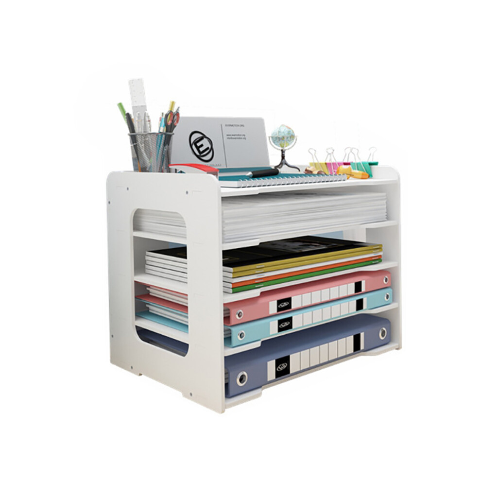 Multipurpose Desk Document Organizer, Environmental Friendly Material For A Sustainable And Organized Workplace 9060116135288