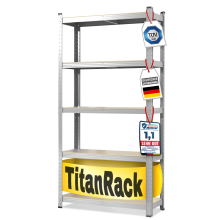 (200 x 90 x 30 cm) Schwerlast Steckregal Verzinkt Traglast bis 1250 kg Individuell einsetzbar