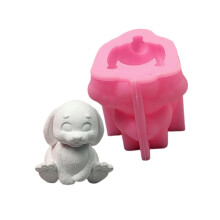 Rabbits Silicone Moulds Animal Candle Molds Handmade Ornament