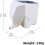 Multifunctional Elephant Cutlery Drainer, Draining Cutlery Drying Rack Silicone Material for Kitchen (White) 5