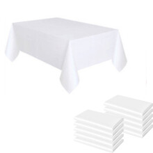 Durable Rectangular Tablecloth, Oil Resistant Vinyl Cover for Heat Resistant Tables, Multi-Purpose & Anti-Wrinkle for Easy Care & Reuse at Various Occ