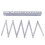 2Pcs 2 meter Foldable Measuring Stick with Clear Metric Marking 1