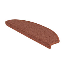 (Terra) Stufenmatten Treppen-Teppich 15er Set Halbrund 23,5 x 65 cm