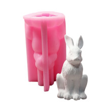 3D Rabbits Shape Silicone Candle Molds Epoxy Resin Silicone
