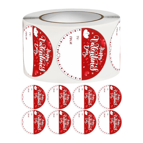 50mm Writable Round Seal Sticker Adhesive Wrapping Label for