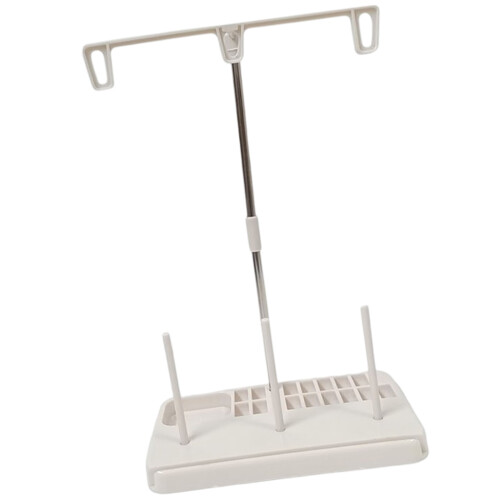 3 Spool Thread Holder Stand Thread Bobbin Holder-White