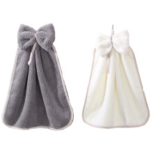 Mikrofiber snabbtorkande absorberande korallfleece kökshanddukar, högkvalitativa korallvelvetstyg hängande öglor för enkelt underhåll, vacker